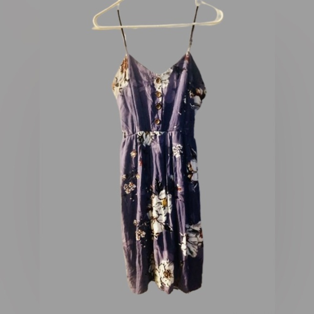 Purple Snow-Purple dress with magnolias.